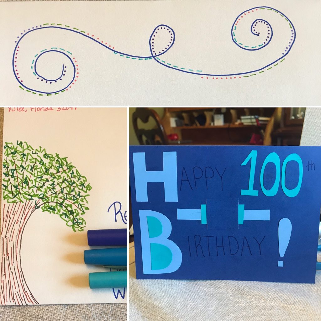 Birthday card for gentleman turning 100!