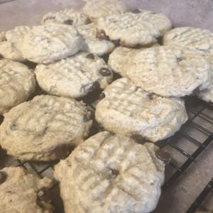 peanut butter chocolate chip cookies