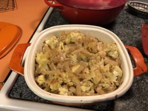 Rigatoni and cauliflower al forno